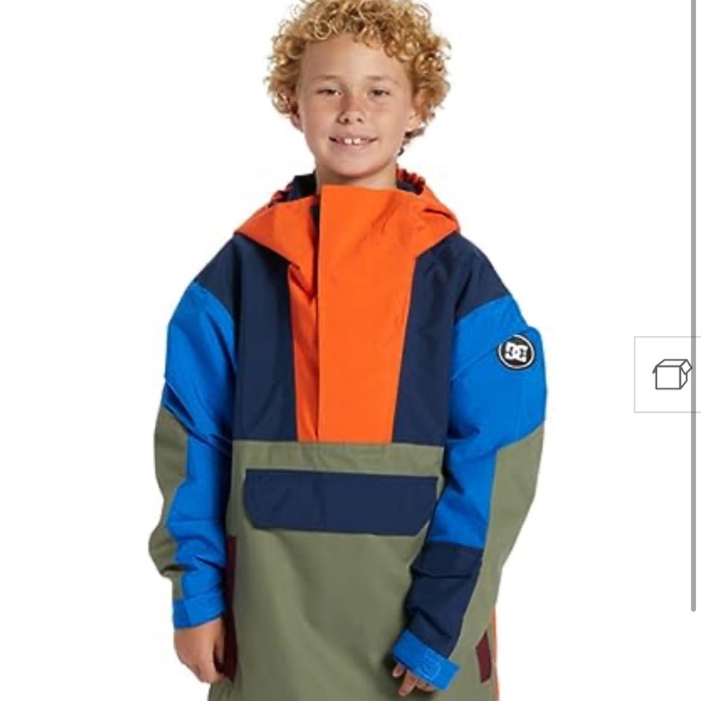 DC Youth Pullover Snow Jacket - DC-43 Youth Anorak | Repurpose, 12/Medium